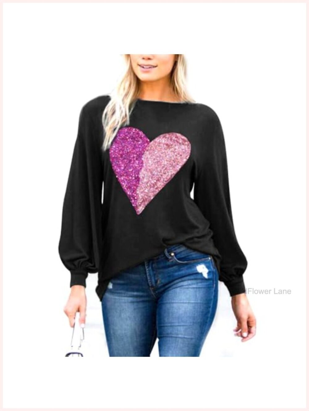Women's Long Sleeve Tunic Top Metallic Party Sparkly Button Down